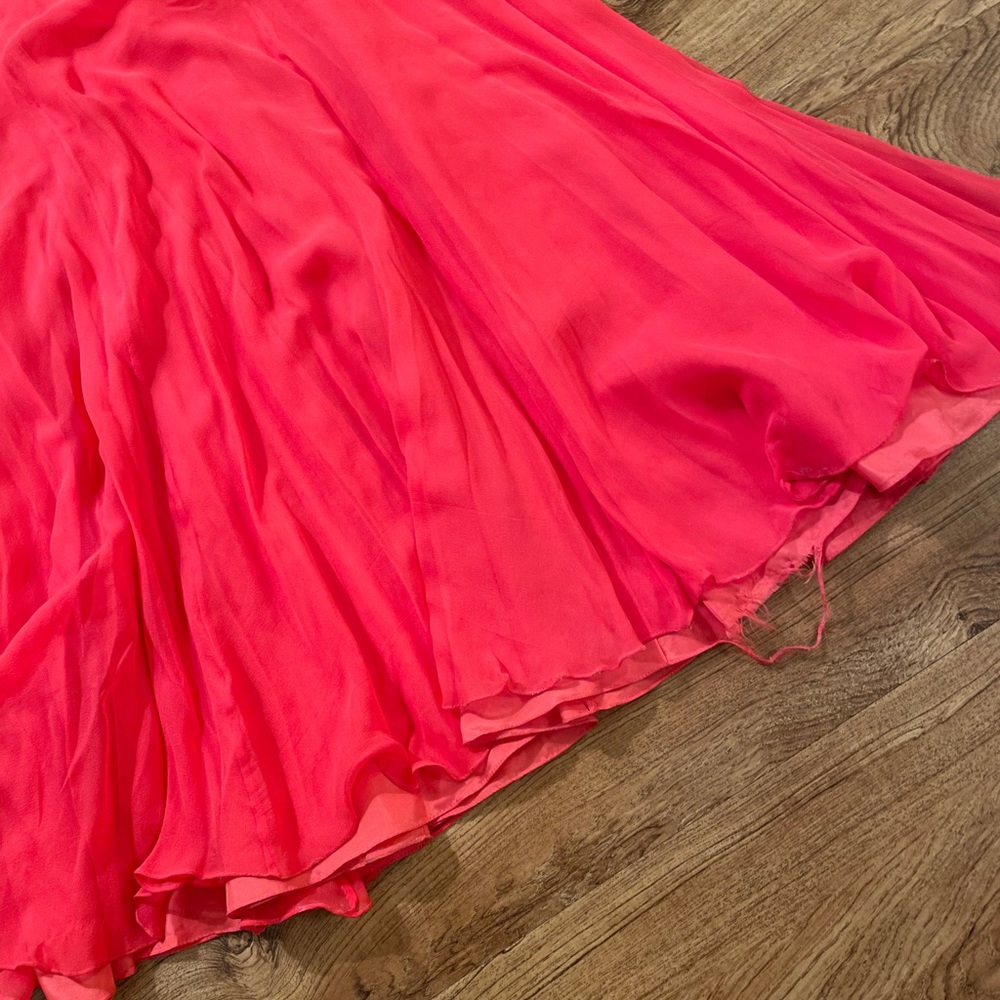 Alyce Designs Coral Beaded Pageant/Prom Gown - Picture 7 of 12